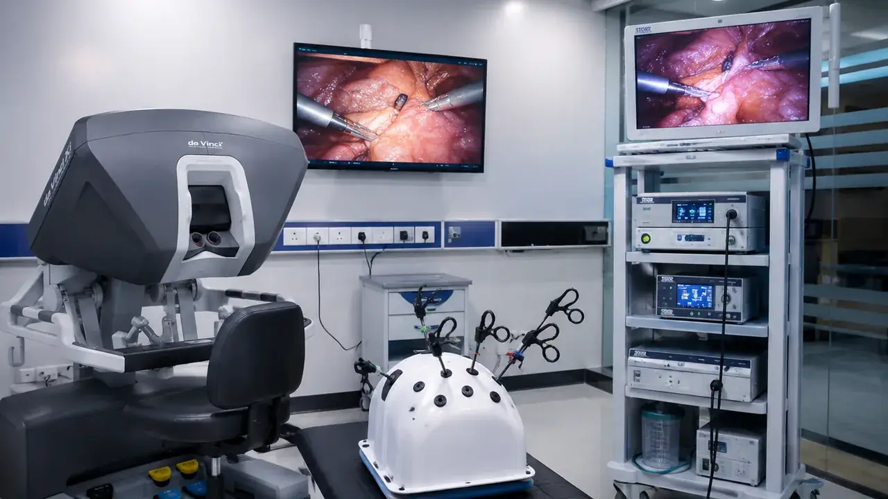 Robotic and laparoscopic equipment